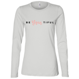 Ladies Long Sleeve "Be-You-Fiful"  Jersey Tee