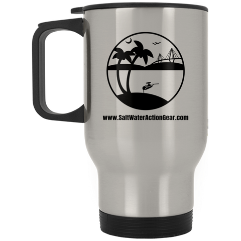 SWAG - Lowcountry - Silver Stainless Travel Mug