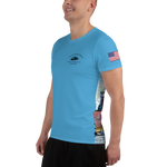 Eastern PA River Runners - SHORT SLEEVE BLUE "Freedom Ride" Riders Jersey