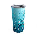 "FYC" Stainless Steel Pacific Blue Marlin 20 oz Tumbler