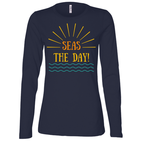 Seas The Day - Jersey LS Missy Fit