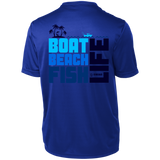 Kids Boat, Beach, Fish Life - Moisture-Wicking T-Shirt