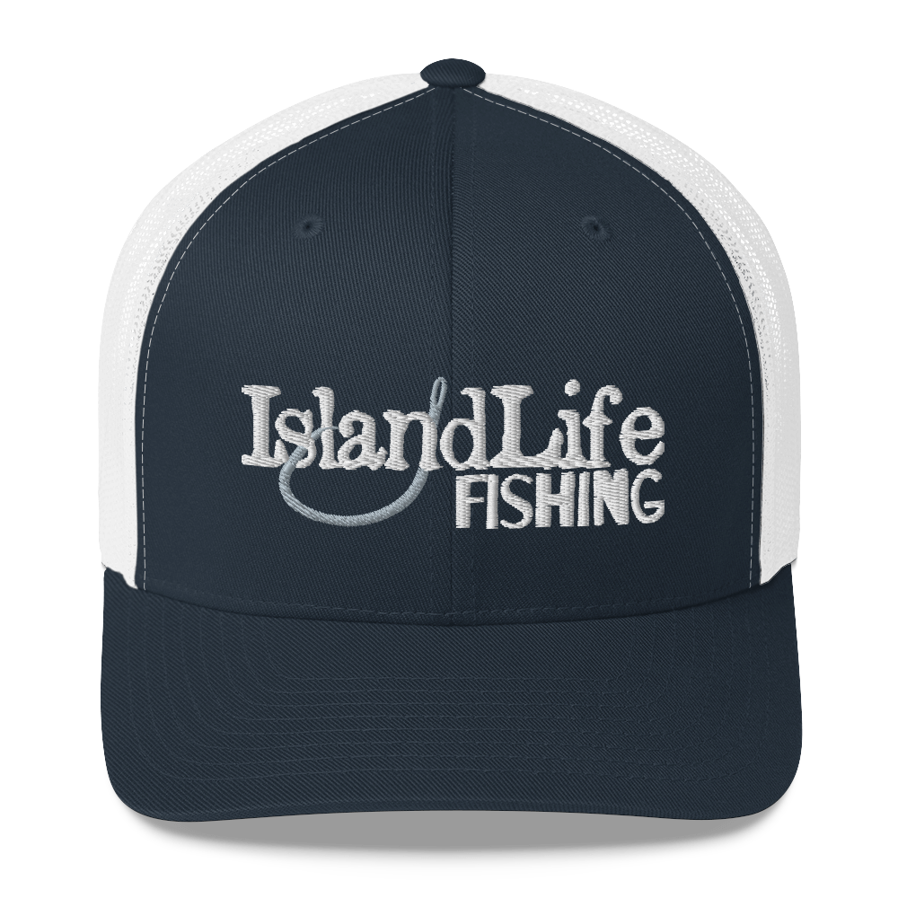 Island Life Fishing (light logo) Trucker Hat – SWAG - Salt Water Action  Gear, LLC - www.