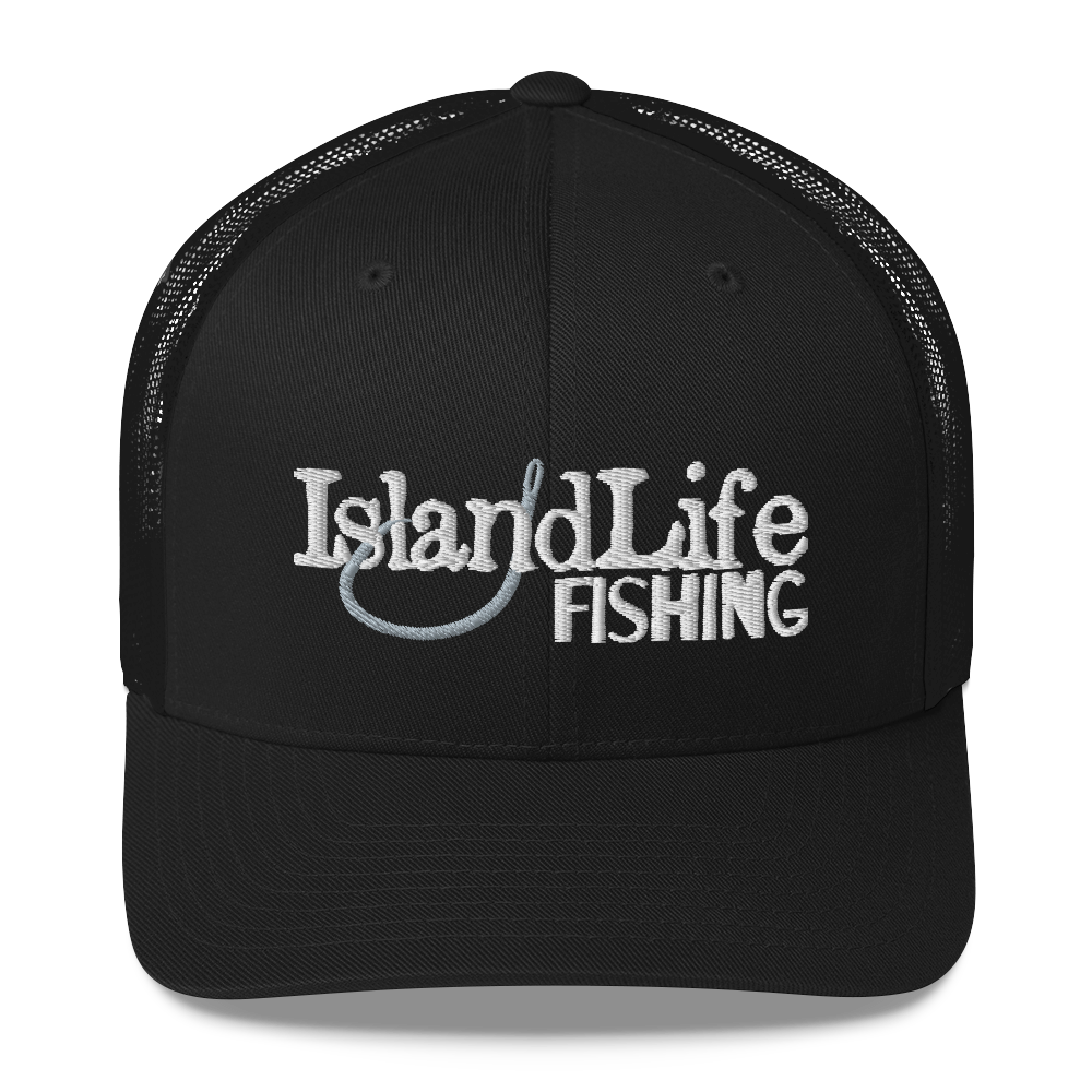 Island Life Fishing (light logo) Trucker Hat – SWAG - Salt Water