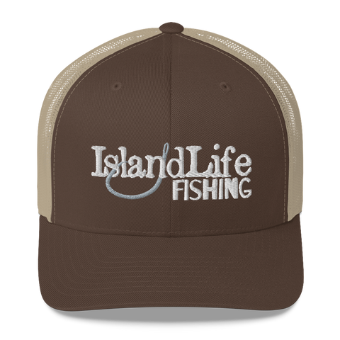 Island Life Fishing (light logo) Trucker Hat – SWAG - Salt Water